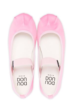 pink leather ballerina shoes DOUUOD KIDS | BALL492.